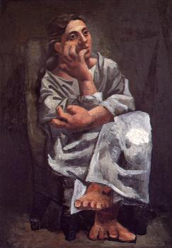 Pablo Picasso : seated woman